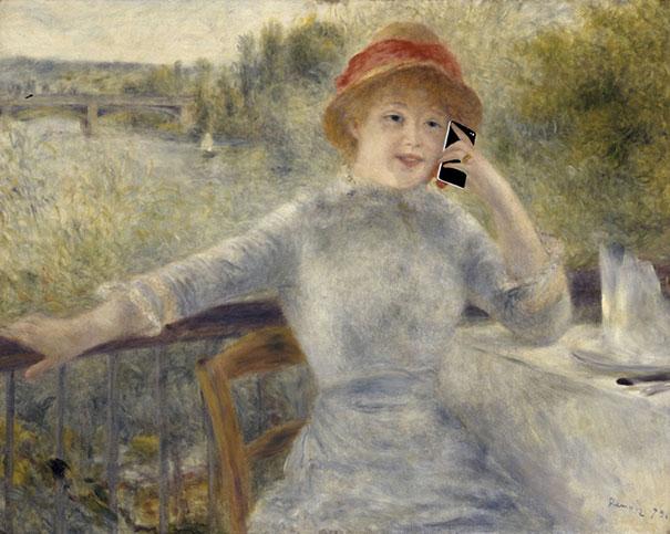 «Alphonsine Fournaise», Auguste Renoir