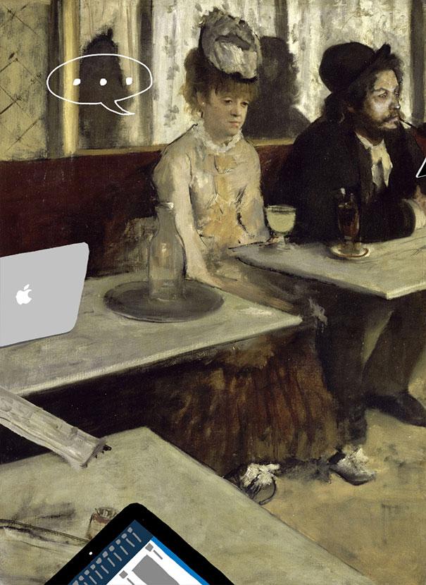 «L’absinthe», Edgar Degas